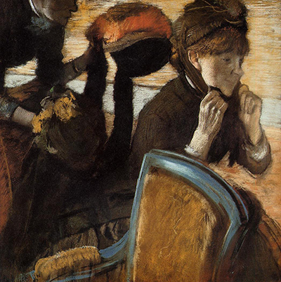 At the Milliner's Edgar Degas